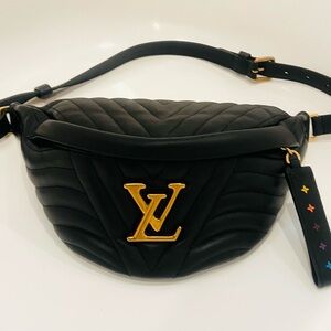 Louis Vuitton crossbody or belt bag in calfskin leather-